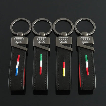 Audi Suede Keychain