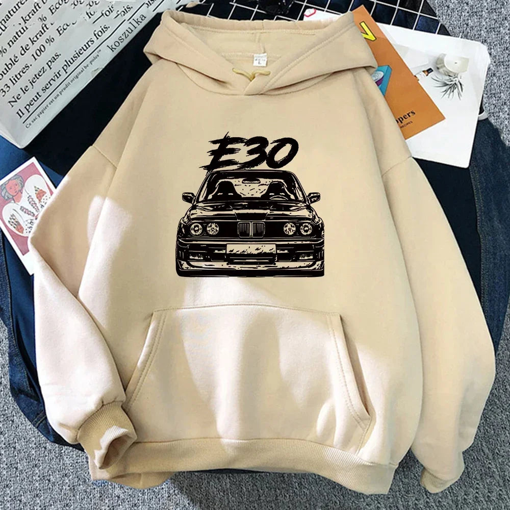 E30 Herren -Kapuzen -Sweatshirt