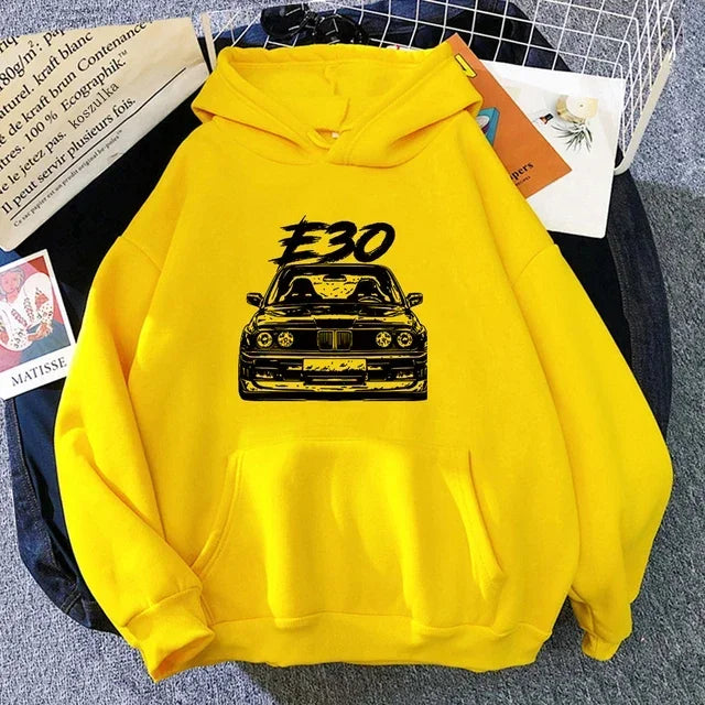 E30 Herren -Kapuzen -Sweatshirt