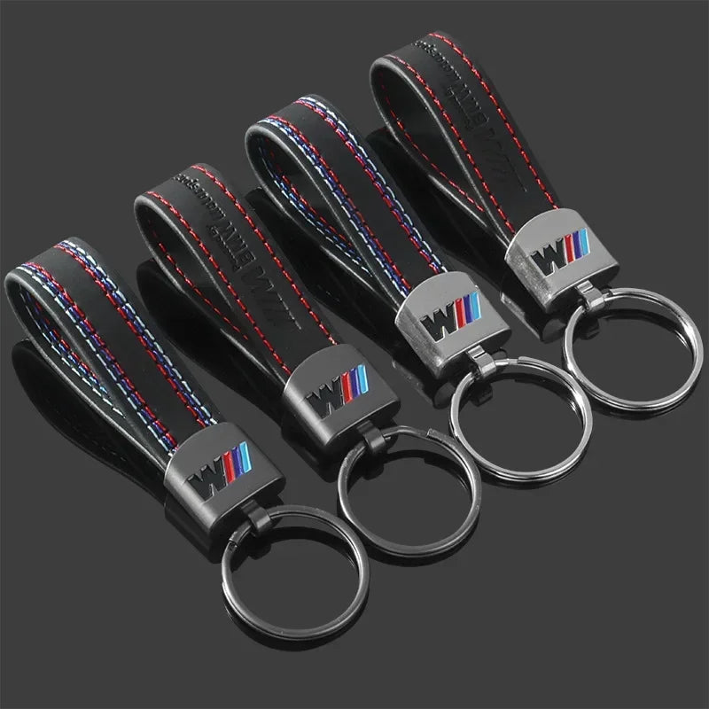 Leather Car Keyring for BMW M Series