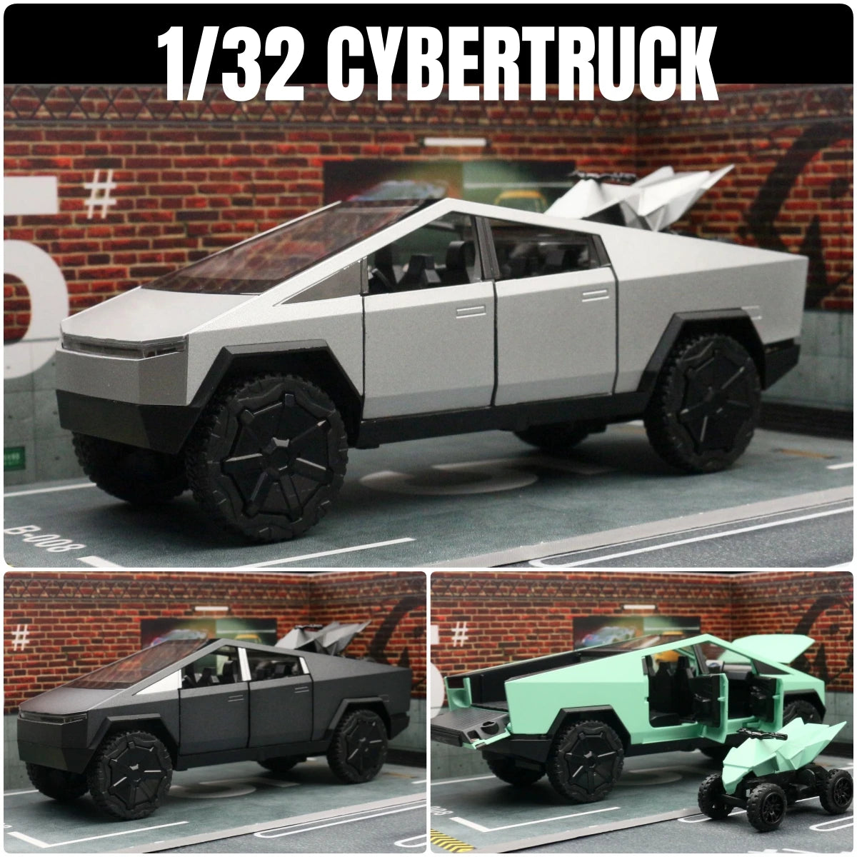 1/32 Tesla CyberTruck Pickup -Modell