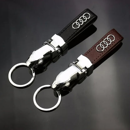 Porte-clés en cuir Audi