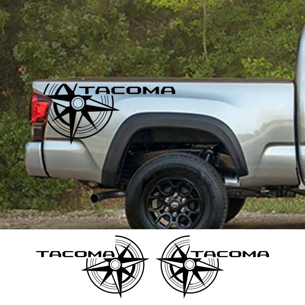 Tacoma Compass Car Decal 