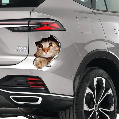 Autocollant de voiture Animal 3D 