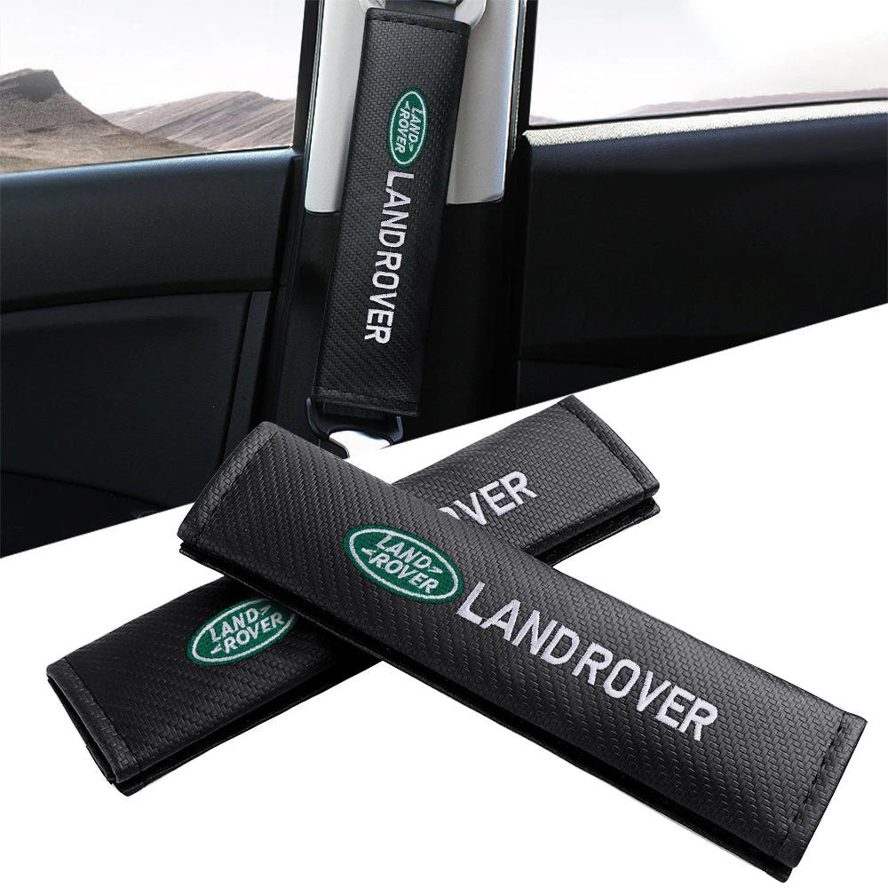 Carbon Fiber Seat Belt Covers for Land Rover 