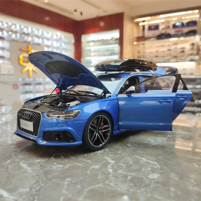 1/18 AUDI RS6 AVANT C7 Modèle de puits Diecast 