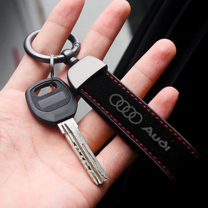 Audi Sport Premium Suede Keychain