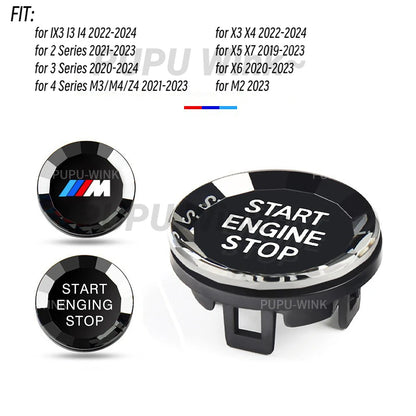 Bouton de démarrage de BMW M Crystal