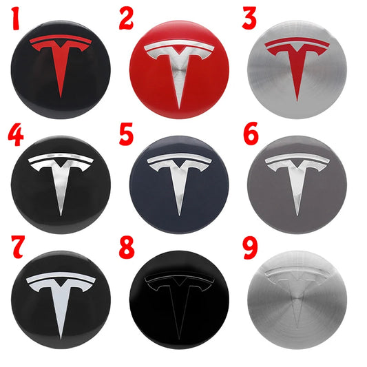 Capes centrales de roue Tesla