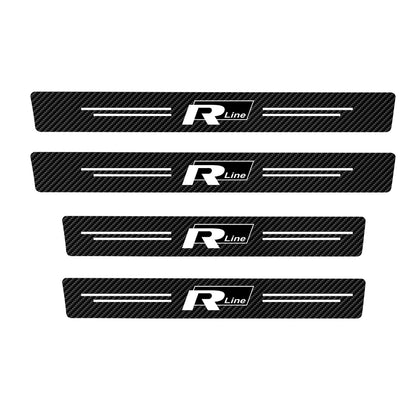 Puerta de automóvil de fibra de carbono Volkswagen (4pcs) 