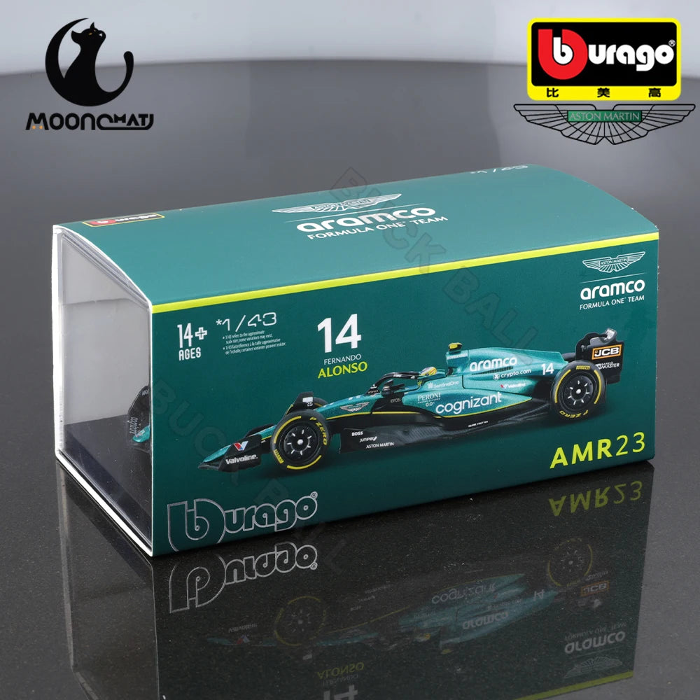 Bburago 1:43 F1 Aston Martin AMR23 Modell