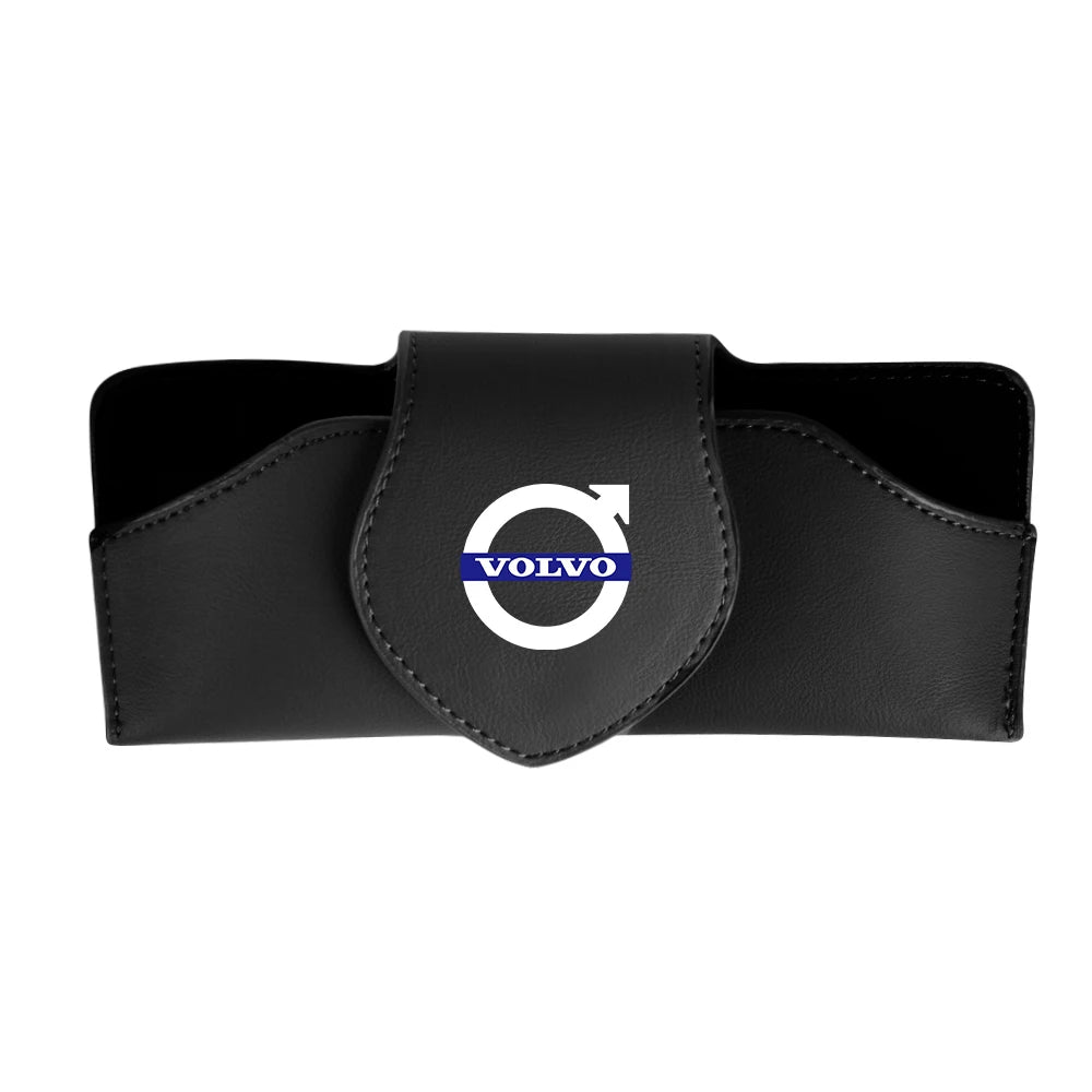 Volvo Leather Eyeglass Holder