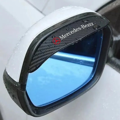 Mercedes Car Rearview Mirror Rain 