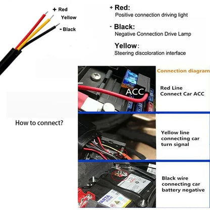 LED -Auto runzeln Licht 