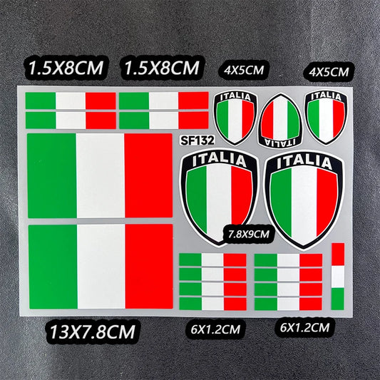 Set de calcomanía de autos de Italia