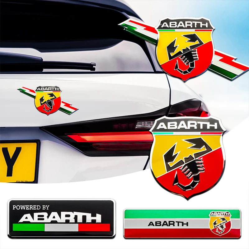 Abarth Tricolor Emblème Sticker