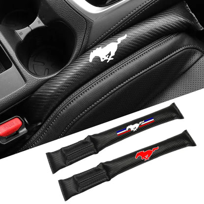 Mustang Carbon Fiber Car Seat Gap Filler 