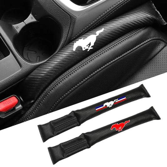 Mustang Carbon Fiber Car Seat Gap Filler 