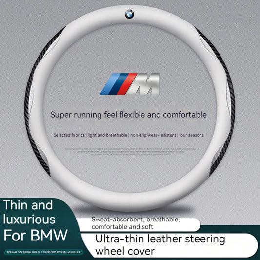 BMW Leather Steering Wheel Cover