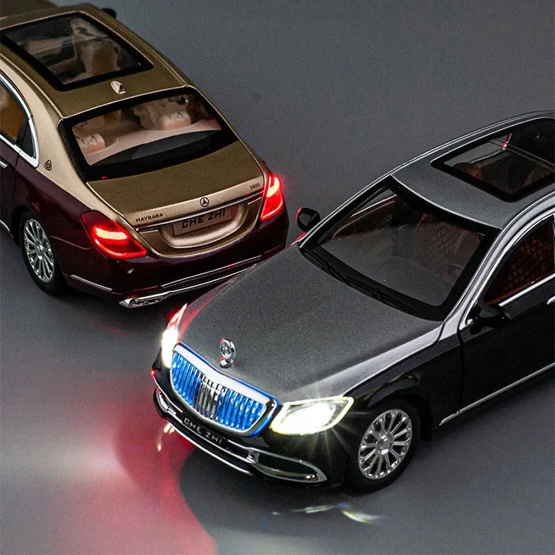 1:24 Modelo de aleación de Mercedes-Benz Maybach S600 