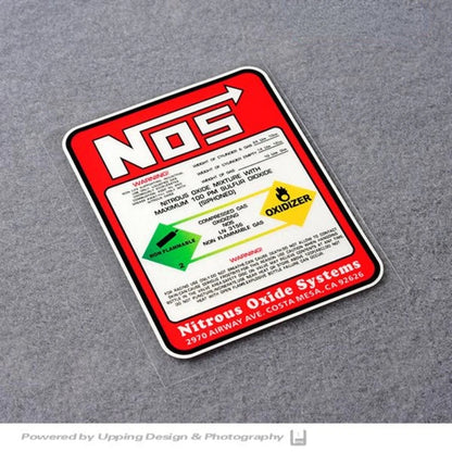 NOS Nitrous Oxide System Decal 