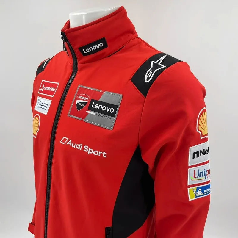 Chaqueta de equipo de fábrica de carreras 