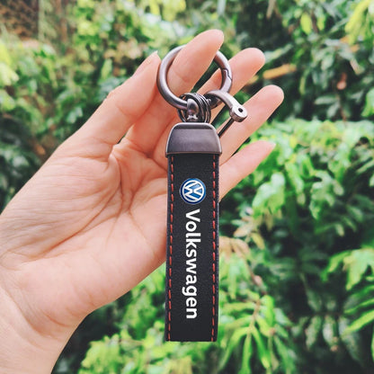 Volkswagen Suede Keychain 