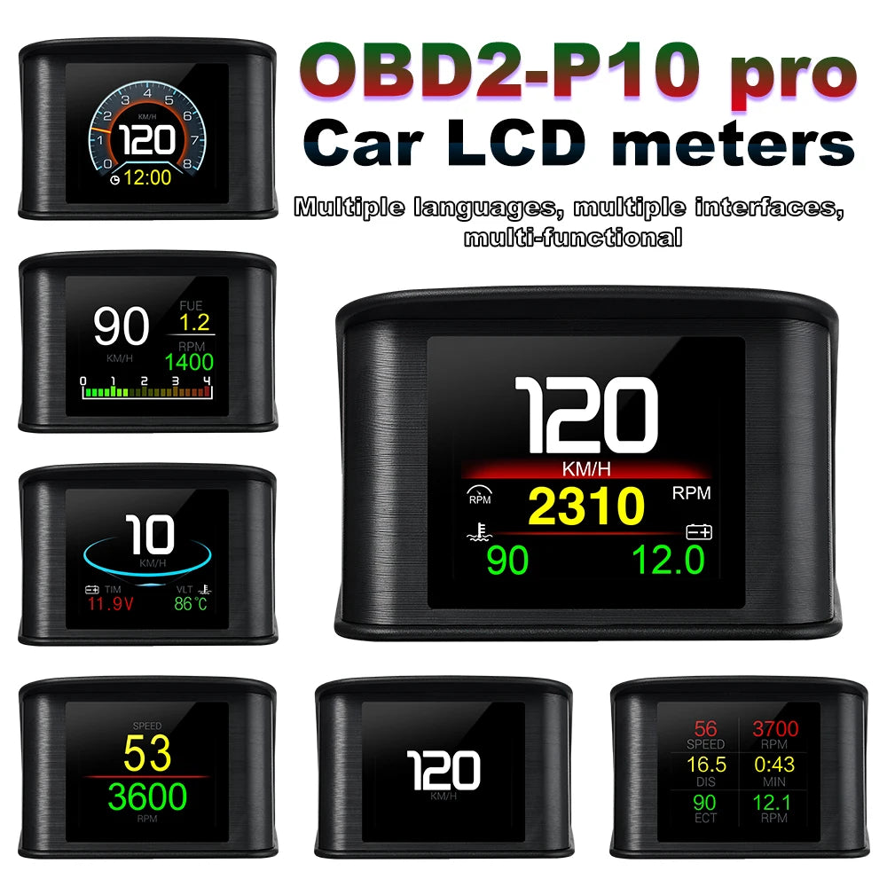 شاشة عرض علوية لـOBD2 P10 Pro 