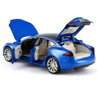 1:32 Tesla Model S 100D SUV Spielzeugautomodell 