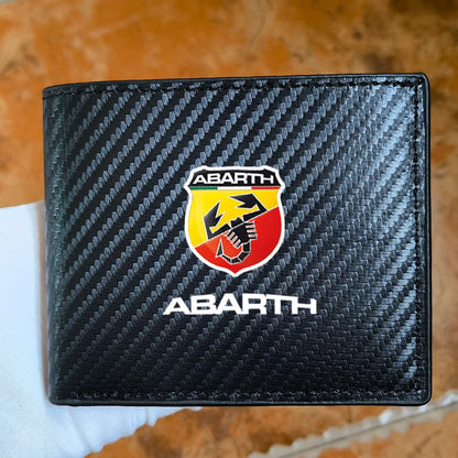 Portafoglio in fibra di carbonio Abarth 