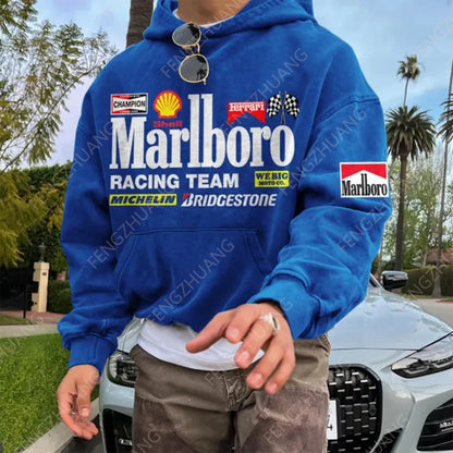 Sudadera con capucha del equipo de carreras de Marlboro