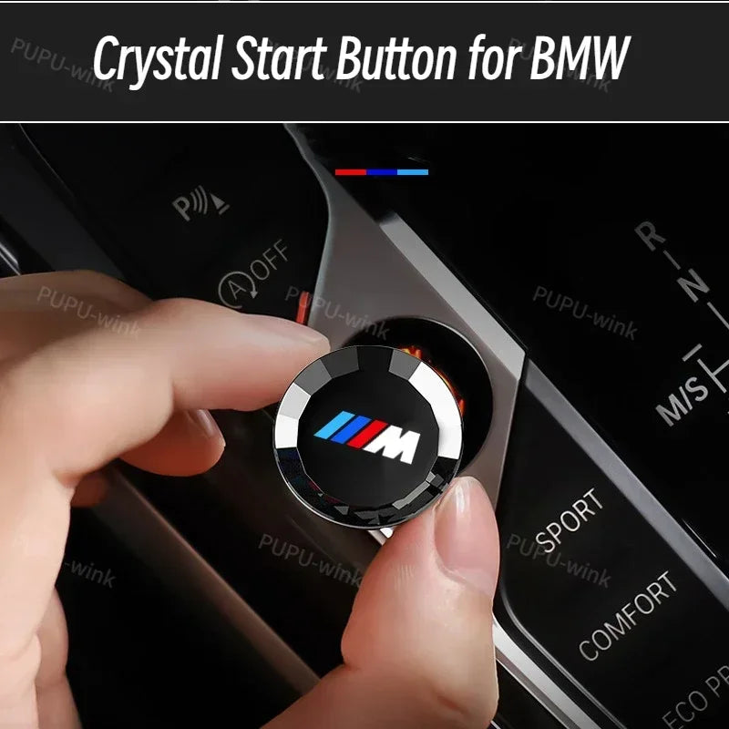 زر تشغيل BMW M Crystal