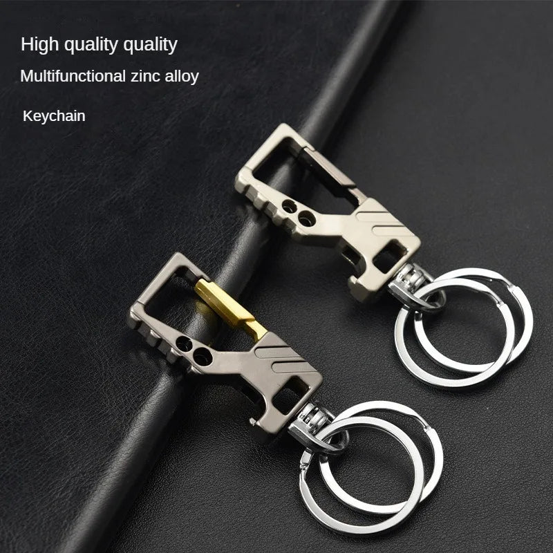 Multifunctional Zinc Alloy Keychain 