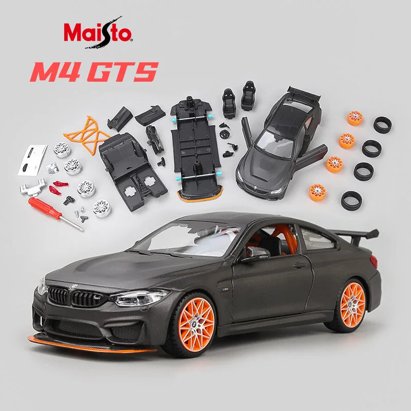 1:24 مجموعة نماذج تجميع BMW M4 GTS 