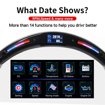 LED Display Steering Wheel Kit