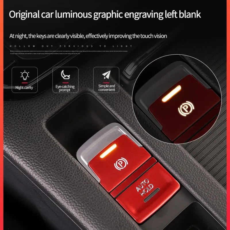 Volkswagen Aluminium Alloy Button Stickers 