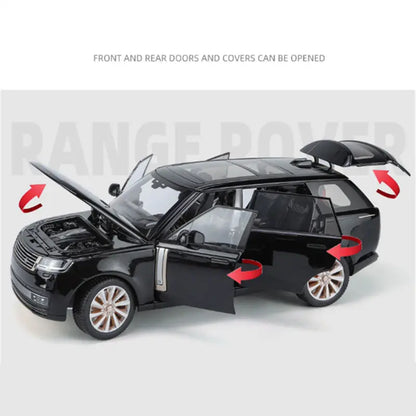 1:18 Modèle de voiture en alliage SUV Range Rover Land Range