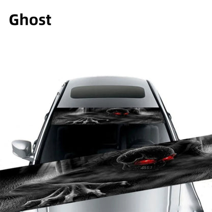 3D Effect Car Front Windshield Stickers