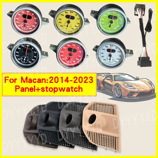 Porsche Macan Dashboard Stopwatch & Panel Kit