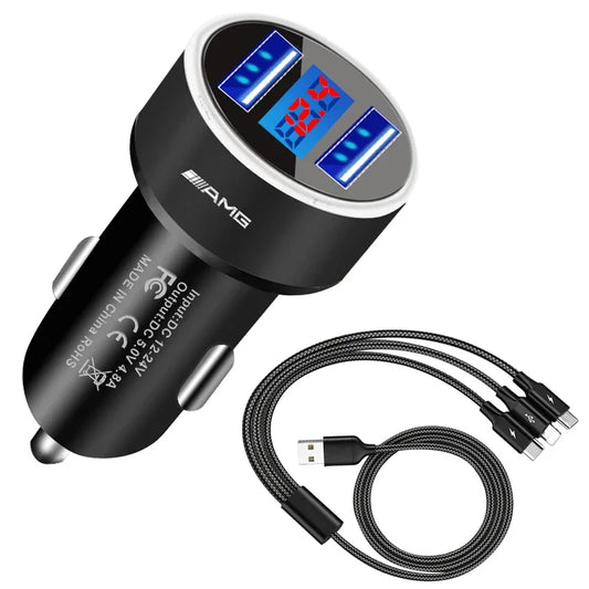 Charger de voiture USB double