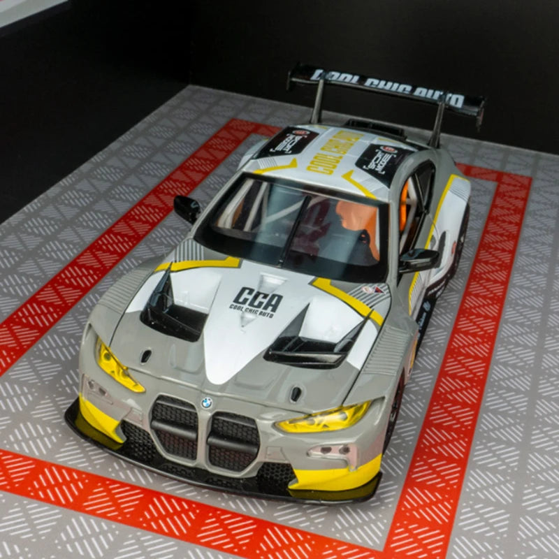 1:24 BMW M4 GT3 Modèle de voiture de sport en alliage 