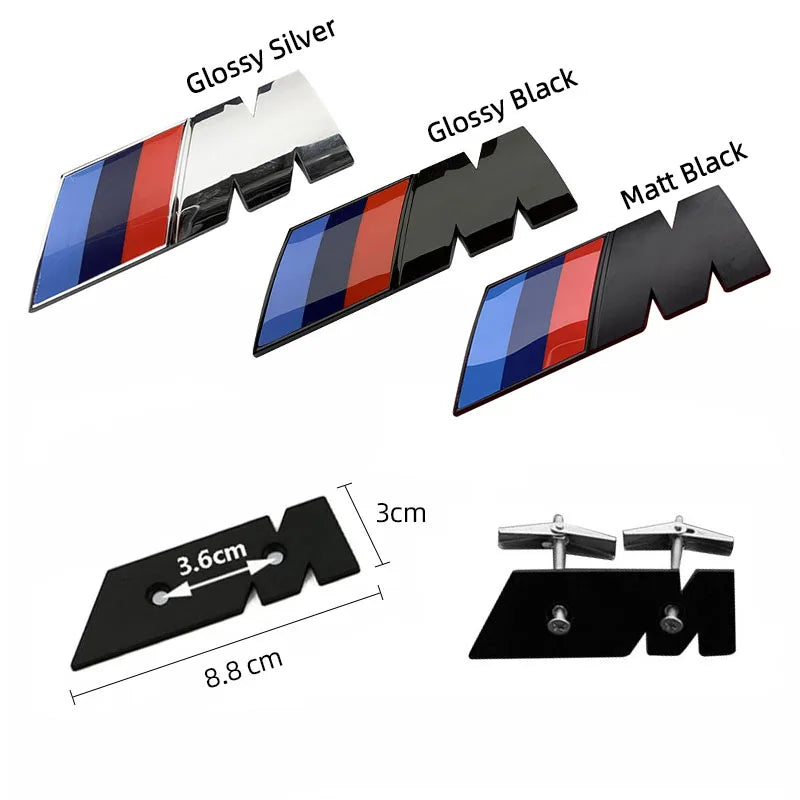 3D BMW M Badge Frontgrill Embleme