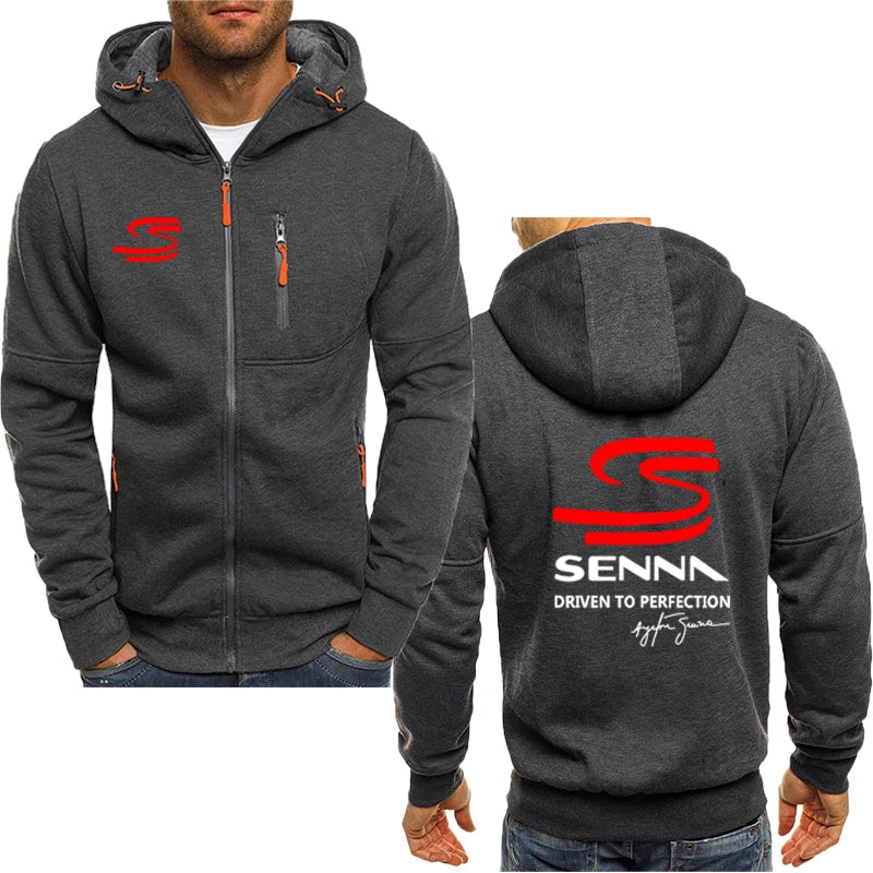 Chaqueta con capucha de Ayrton senna