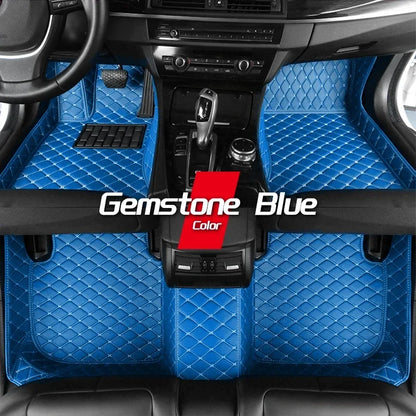 Luxury Leather Car Floor Mats for Peugeot 3008