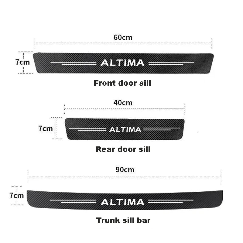 Nissan Altima Car Don Door Sill Protector 