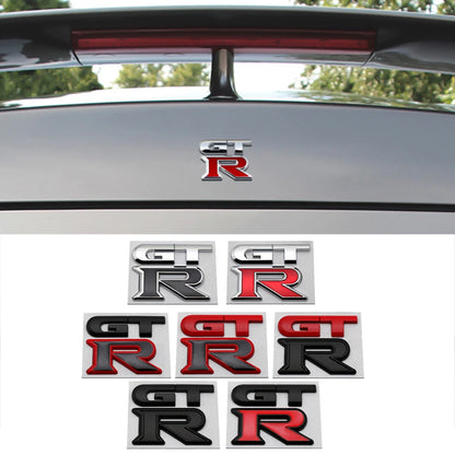 Emblème du coffre de voiture de logo GTR Metal GTR