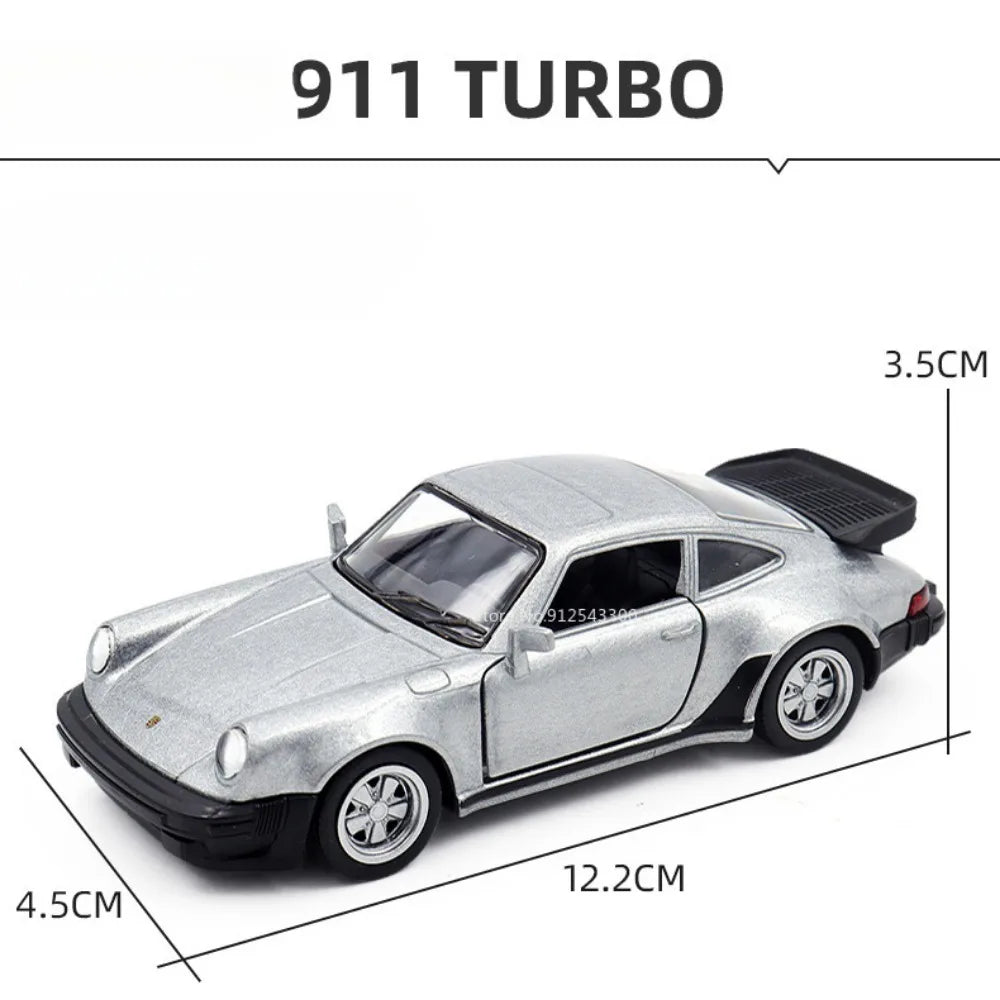 Porsche 911 Turbo miniature à l'échelle 1/36