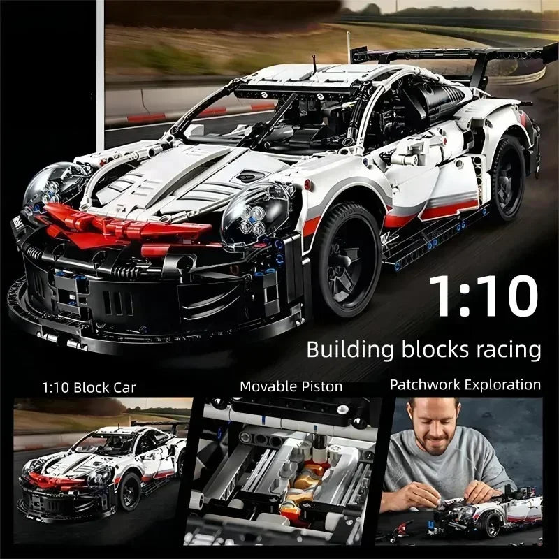 1:10 Scale Racing Car Building Kit 