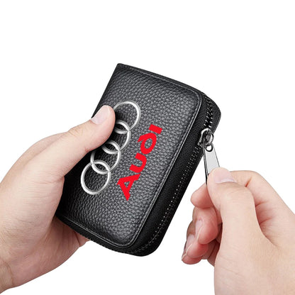 Audi Leather Key and Card Holder