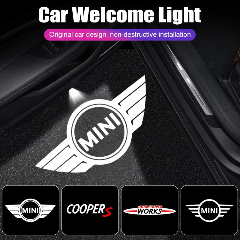 Auto Willkommen LED Light - Projektion für Mini Cooper